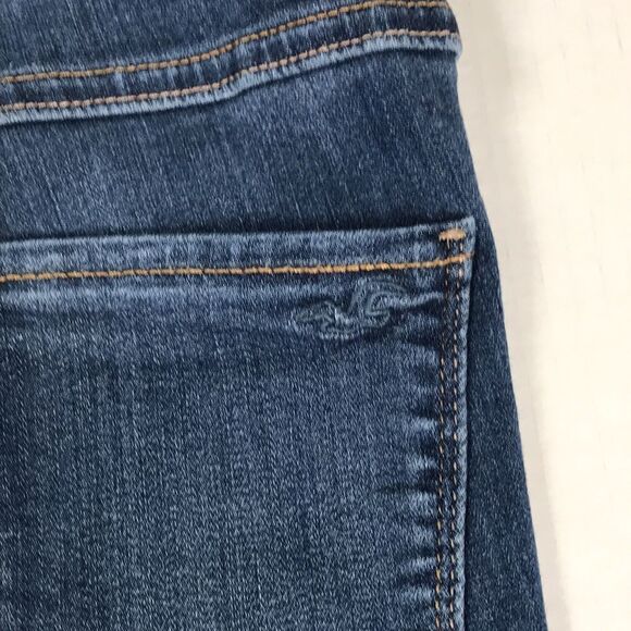 HOLLISTER High-Rise Jean Legging Sz 1 (25x28) Advanced Stretch Ripped Jeggings 4 - Picture 1 of 12